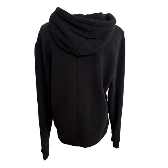 Fundamental Coast Hoodie Slater Medium 1/4 Zip Black Leather Tips NWT Coastal - Picture 6 of 12